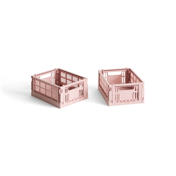 HAY Colour Crate Mini (2 stk.) - Blush